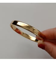 Lente Aksesuar Xuping Gold Ajda Model Kelepçe Bilezik (8mm)