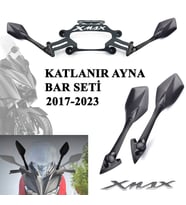 Yamaha Xmax 125/250/300 2018-2022 Katlanır R25 Ayna Bar Seti