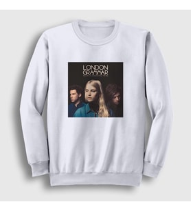 Presmono Unisex Beyaz Truth Müzik London Grammar Sweatshirt 515108tt (Beyaz)