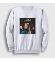 Presmono Unisex Beyaz Truth Müzik London Grammar Sweatshirt 515108tt (Beyaz)
