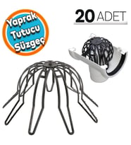 Yaprak Tutucu Ahtapot Oluk Gideri Pislik Tutucu Ahtapot Yaprak Tutucu Ø70-100 20 ADET (Düz Siyah)