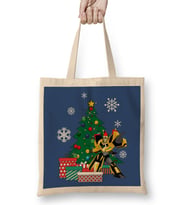 Bumbleebee Transfromers Around The Christmas Tree Bez Çanta Uzun Saplı