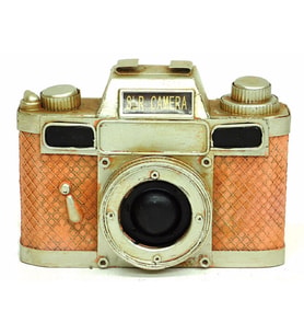 Dekoratif Metal Fotoğraf Makinesi (Karışık)