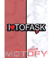 TOFAŞK YAZI STİCKER ETİKET 30cm