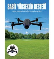APP Kontrollü Mini Drone 4K HD Kamera, 360° Takla ve Katlanabilir Tasarım