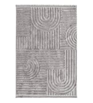 Hoom Rugs Step 2212 Gri İskandinav Halı