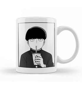 Mob Psycho Manga Panel Kupa Bardak Porselen
