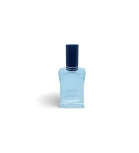 PARFÜM ŞİŞESİ 50 ML (3 ADET) SİYAH KAPAK METAL VALF İÇBÜKEY BOŞ ŞİŞE