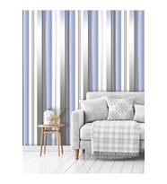 Dreamwall 3D Geometrik Çizgili Desen Silinebilir Tekstil Duvar Kağıdı (Çok Renkli)