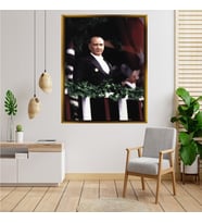 ÇERÇEVELİ ATATÜRK TABLO S767