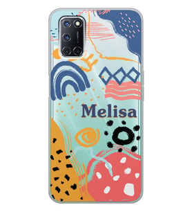 Oppo Art Desing Tasarımlı Şeffaf Telefon Kılıfı