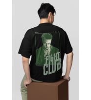 Fight Club Tyler Durden Baskılı Unisex Oversize Film Karakteri Tişört