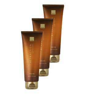 Attraction Awaken Kadın Vücut Losyonu 125 Ml. Üçlü Set