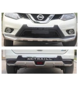 Nissan X-Trail Uyumlu Ön Arka Tampon Koruyucu 2014 2017 Koruma Orjinal