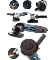 Steiner Germany Technology 2400 W 125Mm Professional 6 Kademe Devir Ayarlı Avuç Içi Taşlama Makinesi