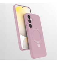 Samsung Galaxy A17 Uyumlu Kılıf M-safe Şarj Özellikli Standlı Zore Samara Kapak