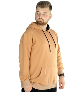 Mode XL Büyük Beden Eşofman Üstü 2ip Basic 20569 Sütlü Kahve