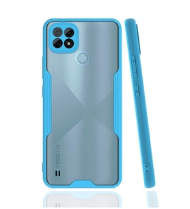 Mey İthalat® Realme C21 Kılıf Platin Silikon - Mavi