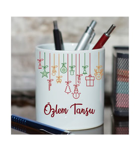 Yılbaşı - Yeni Yıl Hediyesi İsim Baskılı Kişiye Özel Kalemlik