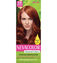 Nevacolor Natural Colors 8.44 Tarçın Bakır - Kalıcı Krem Saç Boyası Seti