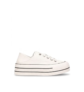 Lufian 121230091 Pamela Kadın Hakiki Deri Klasik Sneaker Beyaz