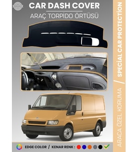 FORD TRANSİT (2006-2012) Torpido Örtüsü Ön Panel Torpido Koruma Tam Uyum Kaymaz Kolay Montaj