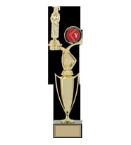 ODAK KUPA - Figürlü Kupalar - Mezuniyet Kadın Figürlü Kupalar FG-043 A - 44 cm