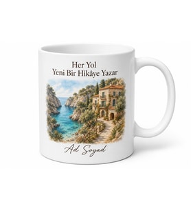 Turizm Seyahat Rotaları Butik Oteller Gizli Koylar Temalı Porselen Kupa Bardak Hediye