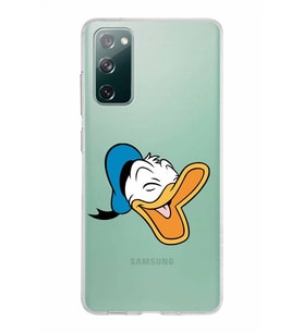 Samsung Galaxy S20 FE Kapak Donald Duck Tasarımlı Şeffaf Silikon Kılıf