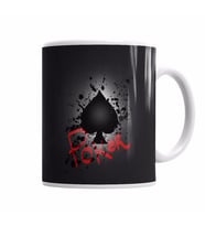 Poker Splatter Kupa Bardak Porselen