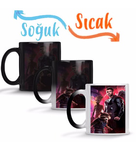 THOR GROOT E ROCK Sihirli Kupa Bardak Porselen