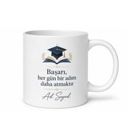 Üniversite Öğrencisi İçin Kişiye Özel İsimli Baskılı Kupa Bardak Motivasyon Hediyesi