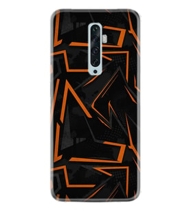 Oppo Reno 2Z 4 Lite 4 Pro 5 6 7 A31 Kılıf Desemli Silikon Zigzaglar 1651