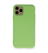 Iphone 11 Pro Kılıf Nano Içi Kadife Silikon - Yeşil