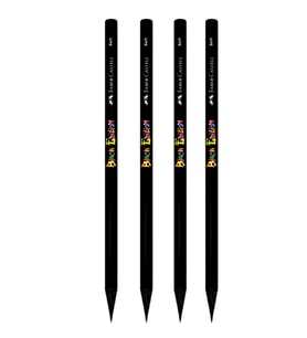 Faber Castell Black Edition Sınav Kalemi Kurşun Kalem - 4 adet