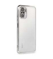 Note 10 Kılıf Lensli - Gümüş