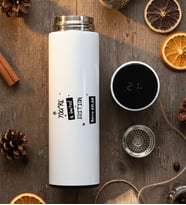 Kişiye Özel You Are a Limited Edition Filtreli Dijital Göstergeli Termos Doğum Günü Hediyesi (Beyaz)