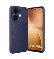 Vivo V60 5g Auto Focus Karbon Kapak - Lacivert