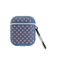 Apple Airpods 3 (3.nesil) Spor Delikli Kılıf - Mavi-pembe