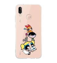 Huawei P20 Lite Uyumlu Baskılı Yumuşak Silikon Şeffaf Telefon Kılıfı