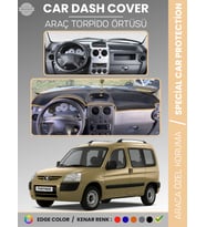 PEUGEOT PARTNER (2002-2008) Torpido Örtüsü Panel Koruma Torpido Koruma Tam Uyum Kaymaz Özel Kesim