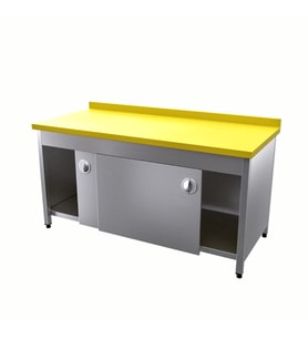 Vital  VCT-PD-147 Çalışma Tezgahı Polietilen Tablalı Dolaplı