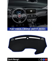 Fıat Egea-cross Tablet Ekran (2019-2022) 3d Torpido Panel Koruyucu Kılıf - Mavi Şerit