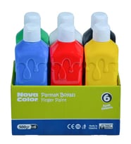 Nova Color Parmak Boyası 500 Gr 6 renk NC784