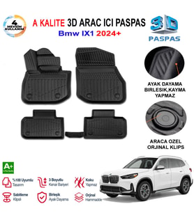 Bmw IX1 3D Paspas Havuzlu Pro 2024 Sonrasi