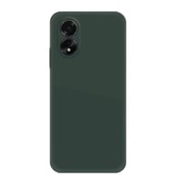 Oppo A38 Kılıf First Silikon - Koyu Yeşil