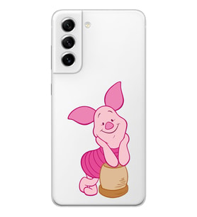 Samsung Galaxy S22 Uyumlu Piglet Tasarımlı Şeffaf Telefon Kılıfı