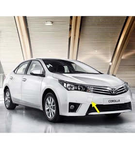 Toyota Corolla 2014-2016 Ön Tampon Çeki Demiri Kapağı 52127-02921