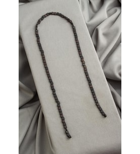 Hematit Doğal Taş Mat Siyah Kare Kesim 4x4mm Dizi [AA]