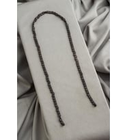 Hematit Doğal Taş Mat Siyah Kare Kesim 4x4mm Dizi [AA]